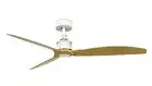 Energy saving Ceiling Fan with Remote Control Just Fan White & Holzdekor 128 CM