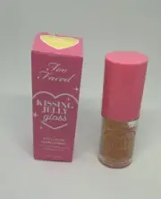 Too Faced Kissing Jelly Glass Juicy Lip Oil / Gloss Hybrid, Piña Colada, NIB (c)