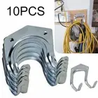 10Pcs Wall Mounted Hook Garage Shed Garden Tool Hanger Storage Holder Set