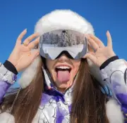 PoderLeo Ski Goggles OTG Snow Snowboard Goggles Interchangeable Lens