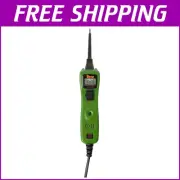 Compact Green Circuit Tester with Min/Max Voltage Capture & Easy Ground Checks