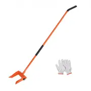VEVOR Demolition Tool, 60'' Carbon Steel Handle Wrecking Pry Bar, 2000 lbs Weight Capacity, Heavy Duty Deck Board Removal Tool, Multipurpose Demo Tool