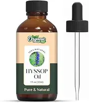 Organic Zing Hyssop (Hyssopus Officinalis) Oil | Pure & Natural Essential Oil for Skincare, Massage, Aroma and Diffusers- 30ml/1.01fl oz