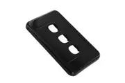 3 Terminal Connector Custom Wall Plate Wallplate Clipsal DIY Home Theatre Black