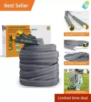 High-Pressure 50ft Garden Hose - Lightweight, Kink-Resistant & Easy to Maneuver