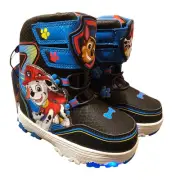 NWT Nickelodeon light up Paw Patrol snow boots size 11 Chase and Marshall