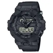 Casio Analog-Digital GA-700 Series Black Fabric Strap Watch GA700BCE-1A