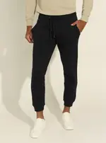 GUESS Eco Black Aldwin Active Trackpants Size: XL, Polyester