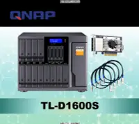 在飛比找露天拍賣優惠-QNAP QNAP 威聯通 TL-D1600S 16-Bay