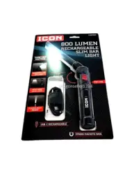 BRAND NEW ICON 800 Lumen LED Rechargeable Magnetic Folding Slim Bar Work Light