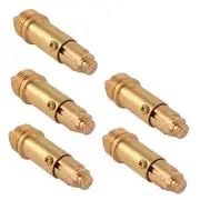 5 x Basin Sink Clicker Pop Up Bolt Basin Waste Easy Pop Up Click Clack Plug