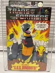 TRANSFORMERS Vol 3 SOS Dinobots 1985 Betamax FHE Animation bigbox VGA graded CGC