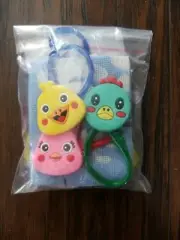 Angry Birds silicon Wine Glass Charms Drink Maker colorful Set Lot of 6 pieces