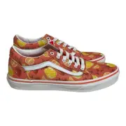 VANS Kids Children Old Skool 'Fruit' White Orange Sneaker Shoe Size 3 NEW