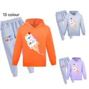 A FOR ADLEY Clothes Kids Pullover Hoodies Pants 2pcs Sets Sportsuit Toddler