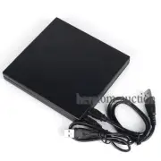 Slim USB External Case Enclosure For 12.7mm SATA Laptop DVD Blu-ray Drive Burner