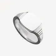Quadris Men’s Silver Signet Ring