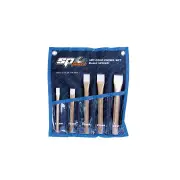 SP Tools 5Pcs Cold Chisel Set - Chrome Molybdenum Alloy Steel Hexagonal Shank