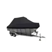 16Ft Boat Cover Trailerable Weatherproof Black