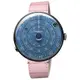 klokers【庫克錶】KLOK-01-D7 午夜藍錶頭-黑殼+皮革錶帶搭配摺疊錶扣