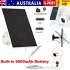 Wireless 6000mAh Solar Panel for Eufycam CCTV Security Camera 10W USB Type C USB