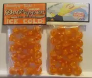 2 Bags Of Dr. Pepper Ice cold Soda Promo Marbles