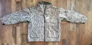 Drake Waterfowl Refuge 3.0 Fleece Lined Full Zip MST Coat Bottomland Camo Med