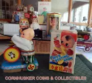 Vintage Clockwork Child Beating Drum Wind-up Toy China Box NEW OLD STOCK VIDEO