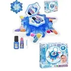 Kids Makeup Kit Snowflake Safe Washable Princess Make Up Kit Pretend Play