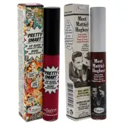 Pretty Smart Lip Gloss and Meet Matte Hughes Long Lasting Liquid Lipstick Kit...