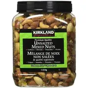 Kirkland Signature Extra Fancy Unsalted Mixed Nuts 2.5 (LB)