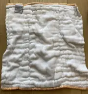 Nappy Flats or Inserts. Cloth-eez. Size Newborn with snappy fasteners. Pre-owned