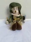Vintage Wizard of Oz Beanie Plush Doll Scarecrow W/ Tag Warner Bro ￼