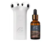Re Microcurrent Face Lift & Tone Massager + Retinol Serum