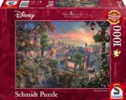 Schmidt 1000 Piece Jigsaw Puzzle - Thomas Kinkade - Disney Lady & The Tramp