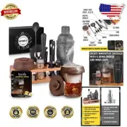 All-Inclusive Bartending Kit with Whiskey Smoker & Cocktail Accessories