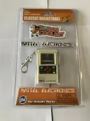 World's Coolest Mattel Electronic Classic Basketball Handheld Keychain Game NEW!