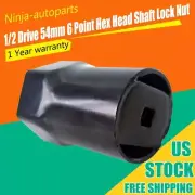 1/2 Drive 54mm 6 Point Axle Nut Hex Socket Hexagonal Plum Sleeve Tool Socket Set
