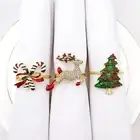 Festive Atmosphere Napkin Rings Napkin Holder Rings Christmas Onesize Fits All