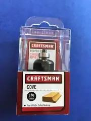Craftsman 1/4" Cove Bit Carbide 1/4" Shank Router Bit 999720