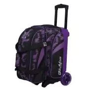 KR Cruiser 2 Ball Double Roller Scratch Purple Bowling Bag