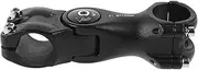Sosoport Metal Bike Stem Mountain Bike Riser Mountain Riser Short Handlebar Mountain Stem Mountain Handlebar Straight Stem Riser Adjustable Handlebar Stem Raiser Stems Black Aluminum Alloy