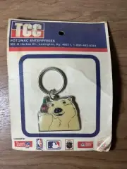 Coca-Cola Metal Key Chain Polar Bear with Coke