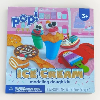 Pop! Ice Cream Modeling Dough Kit Gift Waffle Popsicle Boy Girl