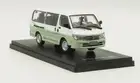 Toyota Hiace Van Box MPV Diecast Metal Model Car Police/White green 1/43 Model
