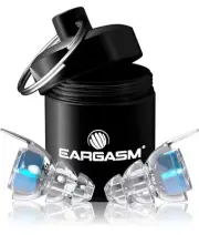Eargasm High Fidelity Earplugs with Blue Filters - Reusable Noise Reduction Hear