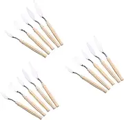 TEHAUX Complete Oil Painting Knife Kit 5pcs Set Including Scraper Spatula Mix Pigments Easily Home Art Tool