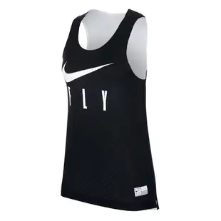 Nike AS FLY REVERSIBLE JERSEY女 黑 網眼 雙面穿 運動 籃球 背心 CK6608-010