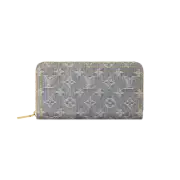 Louis Vuitton Zippy Wallet Washed Gray