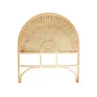 Sunrise Rattan & Wicker Bedhead King Single Size Natural
